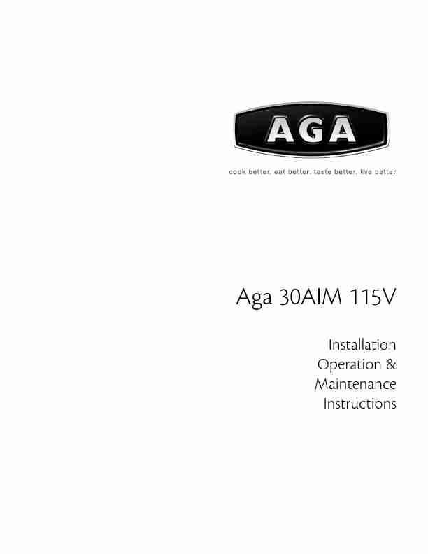 Aga Ranges Ice Maker Aga 30AIM 115V-page_pdf